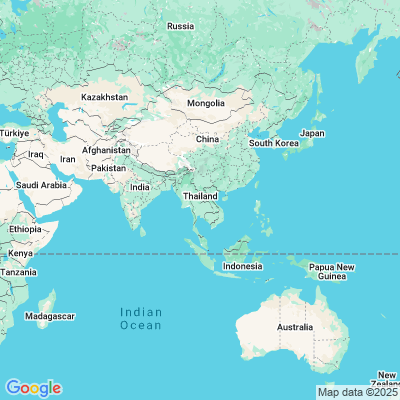 Condor Airlines Airline Route Map 1975