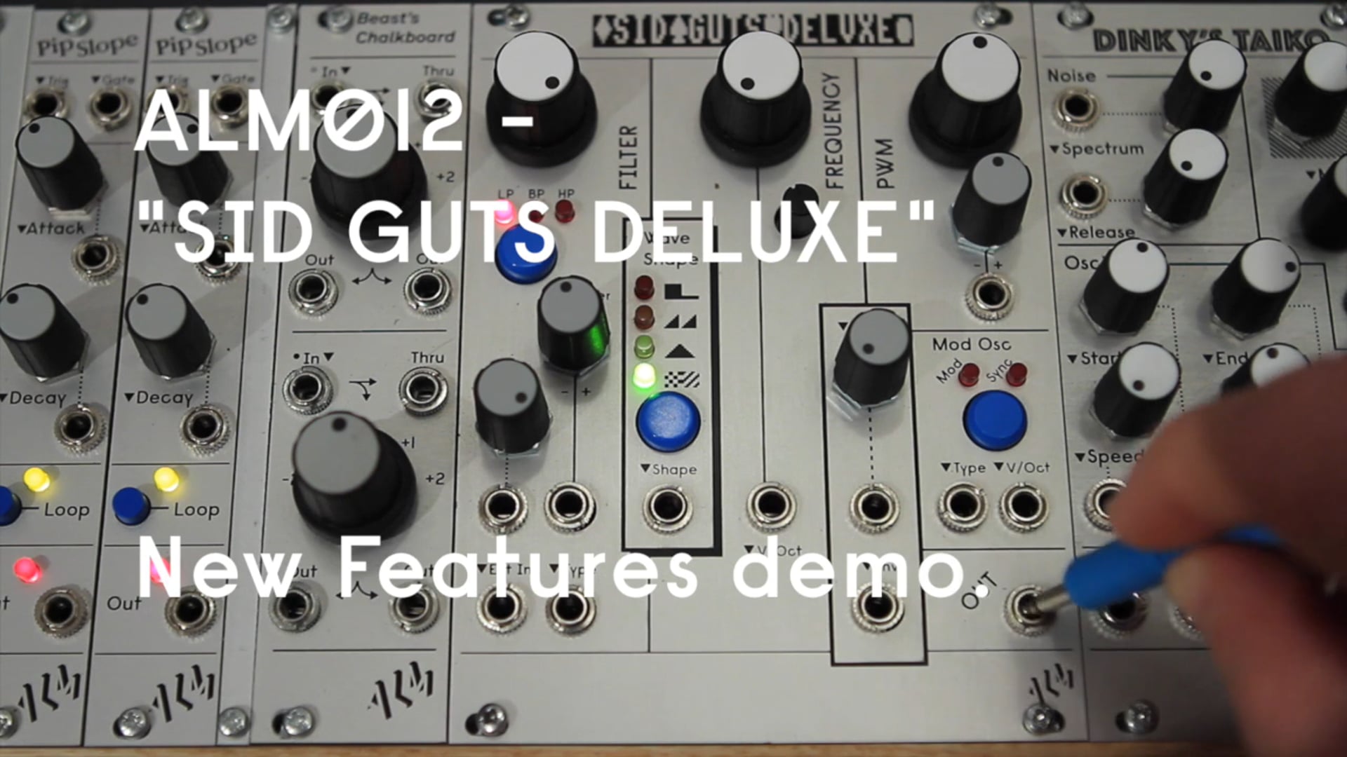 ALM Busy - Beast's Chalkboard モジュラーシンセ モジュラーシンセ