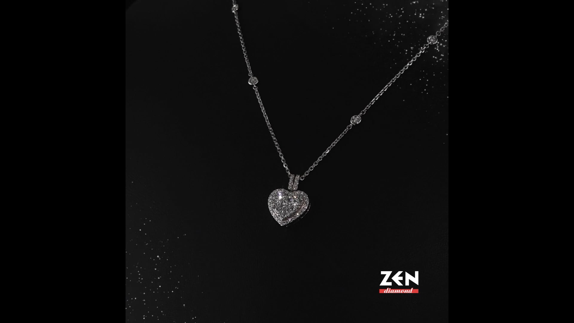 1.35 ct. Kalp Pırlanta Kolye - 3001306122 | Zen Diamond