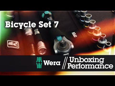 メンテナンス WERA bicycle set 7 Wera Tools 05075850001 7515/7 Kraftform Safe-Torque Speed Bicycle