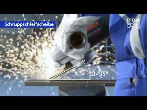 CC-GRIND SOLID Schleifscheibe 115x22,23 mm COARSE Speziallinie SGP STEEL für Stahl Youtube