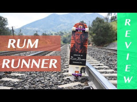Moonshine Rum Runner Carbon Longboard Deck | Just Passin' Thru