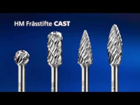 Hartmetall Hochleistungsfrässtift CAST Flamme B Ø 12x30mm Schaft-Ø 8 mm für Gußeisen Youtube