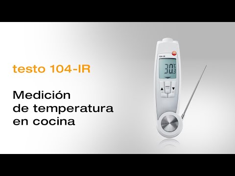 Video del unboxing y la prueba del testo 104 IR