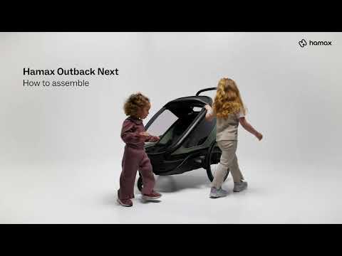 Fahrradanhänger, hamax, Schwarz – Produktvideo: zeigt das Produkt in Anwendung