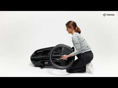 Fahrradanhänger, hamax, Schwarz – Produktvideo: zeigt das Produkt in Anwendung