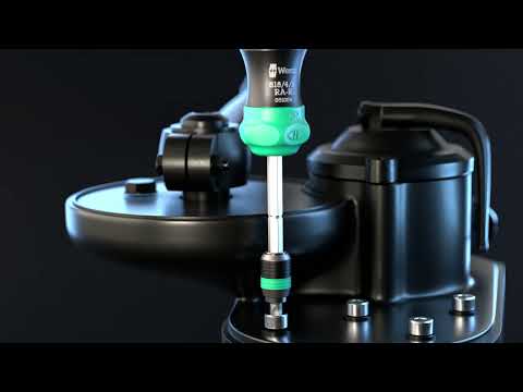 Wera Kraftform Kompakt 28 RA 1 – Tournevis à Cliquet Avec 6 Embouts – Précision Et Rapidité - 6