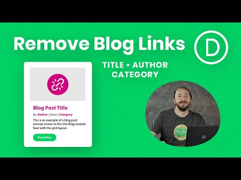 How To Remove The Divi Blog Module Title, Author, And Category 