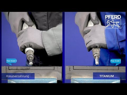 Hartmetall Hochleistungsfrässtift Walzenrund WRC Ø 12x25 mm Schaft-Ø 6 mm TITANIUM für Titan Youtube