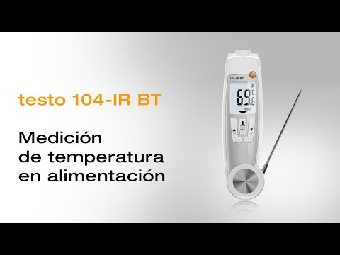 Video de uso del testo 104-IR BT