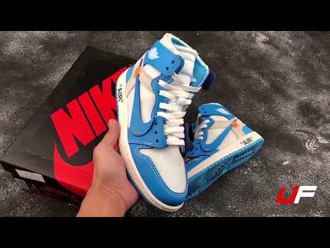 Air Jordan 1 Retro High X Off White University Blue