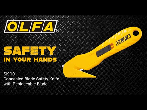 Metal Detectable Safety Knives with Enclosed Blades and Tape