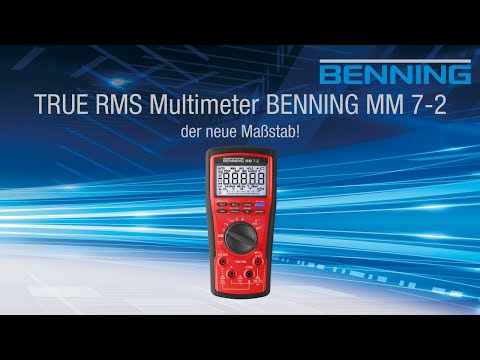 Multimètre numérique - MM 7-2 - Benning - portable / 600 V / 10 A