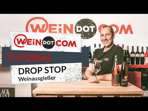 Dropstop Weinausgießer Tropfschutz mit Logo