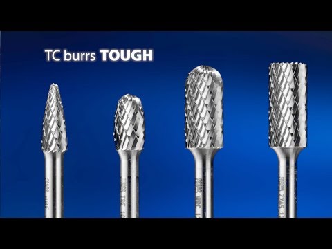 Hardmetalen hoogrendementsstiftfrees TOUGH ronde walsvorm WRC Ø 12x25 mm stift-Ø 8 mm slagvast Youtube