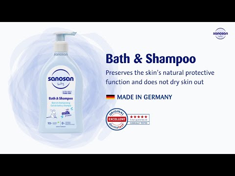 Gel de Baño y Champú de bebé 500 ml Sanosan –