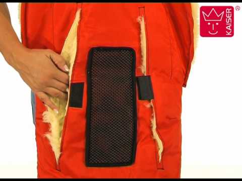 Fußsäcke, KAISER, Grau – Produktvideo: zeigt das Produkt in Anwendung