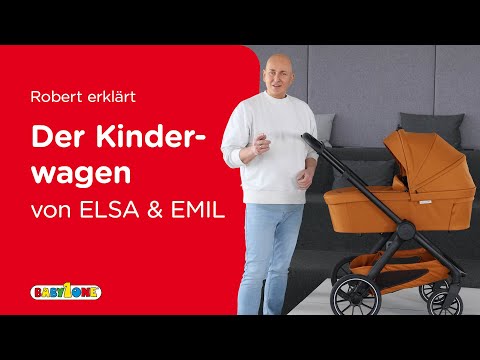 Kombi-Kinderwagen, ELSA & EMIL, Grün – Produktvideo: zeigt das Produkt in Anwendung