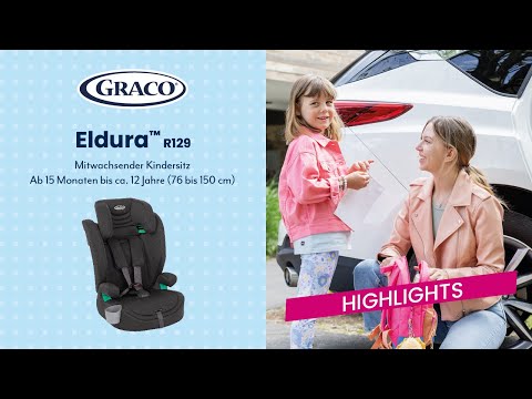 Kindersitze 9-36 kg, Gruppe 1/2/3, GRACO, Schwarz – Produktvideo: zeigt das Produkt in Anwendung