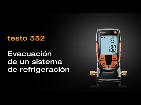 Medición de vacío con el testo 552