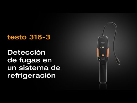 Detección de fugas con el testo 316-3