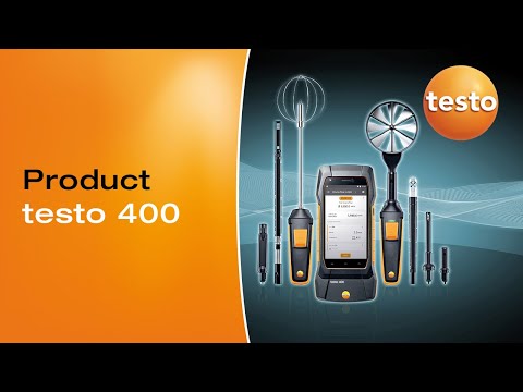 testo 400 stromingsset met hittedraad-sonde