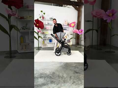Kombi-Kinderwagen, MOON, Schwarz – Produktvideo: zeigt das Produkt in Anwendung