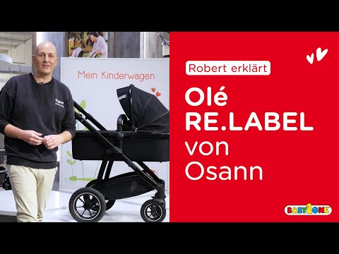 Kombi-Kinderwagen, osann, Schwarz – Produktvideo: zeigt das Produkt in Anwendung