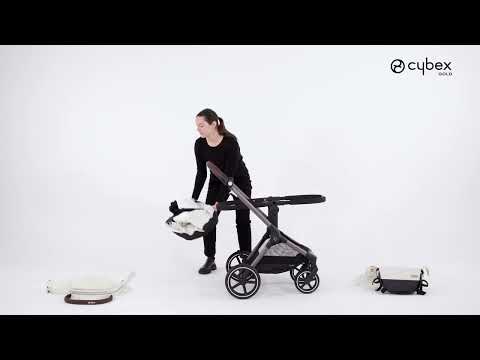 Kombi-Kinderwagen, cybex, Schwarz – Produktvideo: zeigt das Produkt in Anwendung