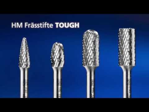 Hartmetall Hochleistungsfrässtift Set 1712 TOUGH 5-tlg. Ø 12mm Schaft-Ø 6mm schlagfest Youtube