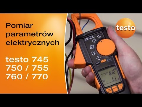 Przyrządy do pomiarów elektrycznych Testo