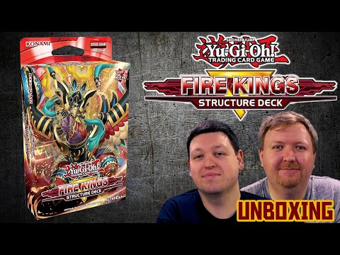 YU-GI-OH! Struktur-Deck 'Kings Of Fire' – Französische Version, Inkl. Spielmatte