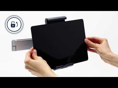 NZZVNZ Supporto da Parete per Tablet, Supporto Tablet Muro, Girevole a 360° Supporto per Tablet