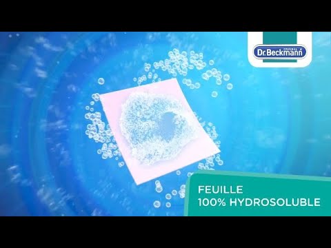 Dr. Beckmann FEUILLES MAGIQUES Lessive en feuilles L'ÉCLATANTE | Format  pré-dosé, pratique et léger | 100% hydrosoluble, facile à utiliser et  ranger 