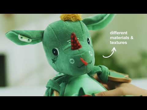Kuscheltiere, Lilliputiens, Grün – Produktvideo: zeigt das Produkt in Anwendung