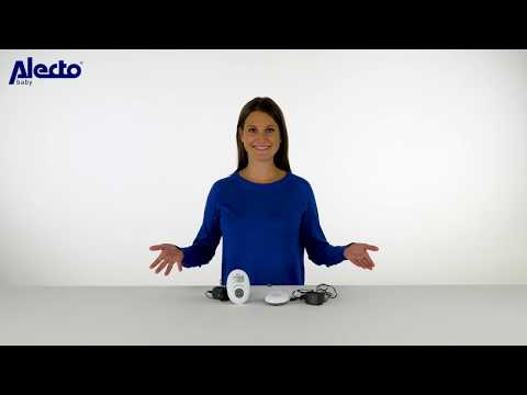 Audio Babyphone, Alecto baby, Weiß – Produktvideo: zeigt das Produkt in Anwendung