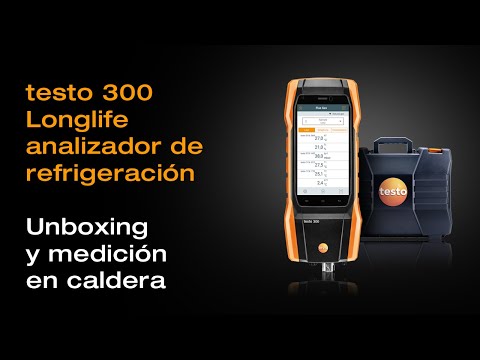 Video unboxing y aplicación del testo 300 Longlife