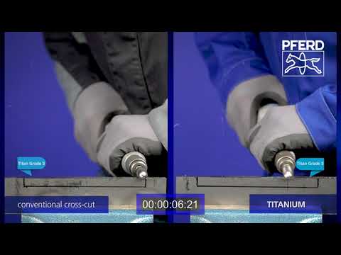 Tungsten carbide burr cylindrical ZYAS end cut 12x25mm shank dia. 6mm TITANIUM for titanium Youtube