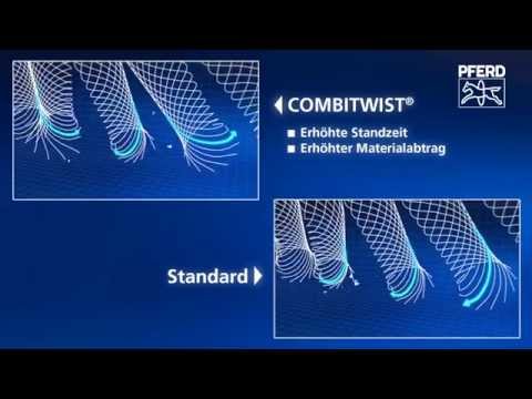 COMBITWIST PIPELINE Bürste gezopft RBG Ø 125x6x22,2 mm Stahl-Draht-Ø 0,50mm Winkelschleifer Youtube