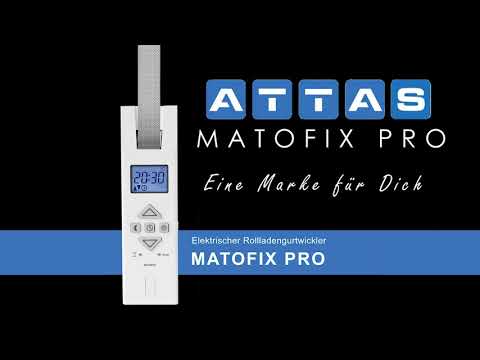 Elektrischer Gurtwickler ATTAS MATOFIX 23mm, Rollladenwickler, Rollladen  Motor