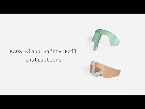 Hochstuhl Zubehör, KAOS, Grün – Produktvideo: zeigt das Produkt in Anwendung