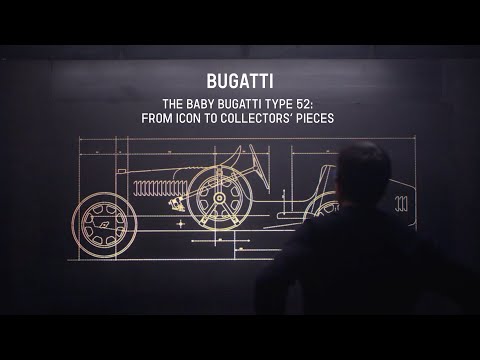 Bugatti 68 Baby 1940 Ouverte - STL 1/43 - Blanc/Noir - Résine