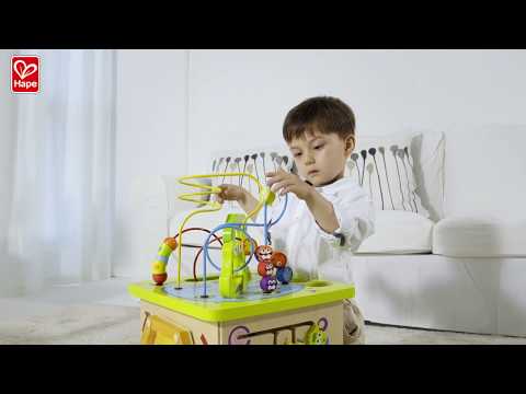 Motorikwürfel, Hape, Grün – Produktvideo: zeigt das Produkt in Anwendung