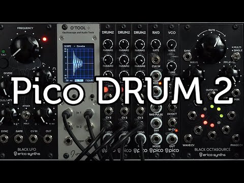 Erica Synths - Pico Drum2 | Drumstimmen | Klangquellen | Eurorack 