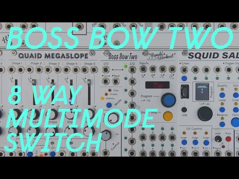 ALM Busy Circuits - Boss Bow Two | Switches & Multiplexers | CV Processors  | Eurorack Modular (3U) | Schneidersladen - Modular Synths