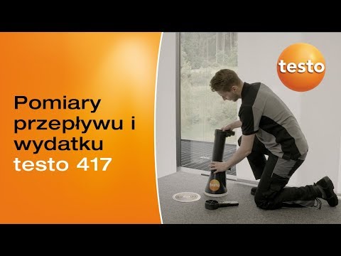 testo 417 zestaw 2 - anemometr wiatraczkowy z rękawami pomiarowymi i ...