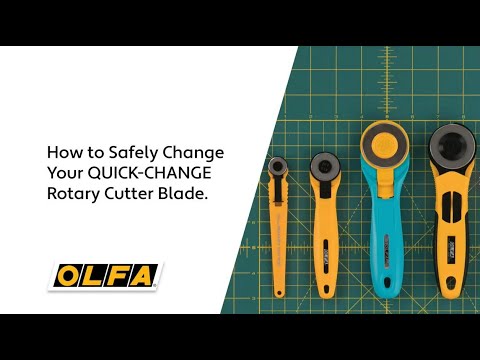 OLFA 45mm Rotary Cutter Blade Change 