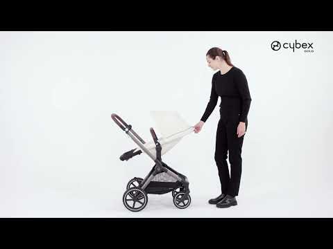 Kombi-Kinderwagen, cybex, Schwarz – Produktvideo: zeigt das Produkt in Anwendung
