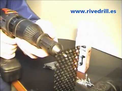 RiveDrill, la remachadora para taladro que también sirve para insertos  roscados