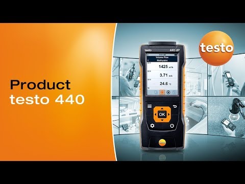 testo 440 熱線式風速計セット | Multi-function | CO、CO2、照度